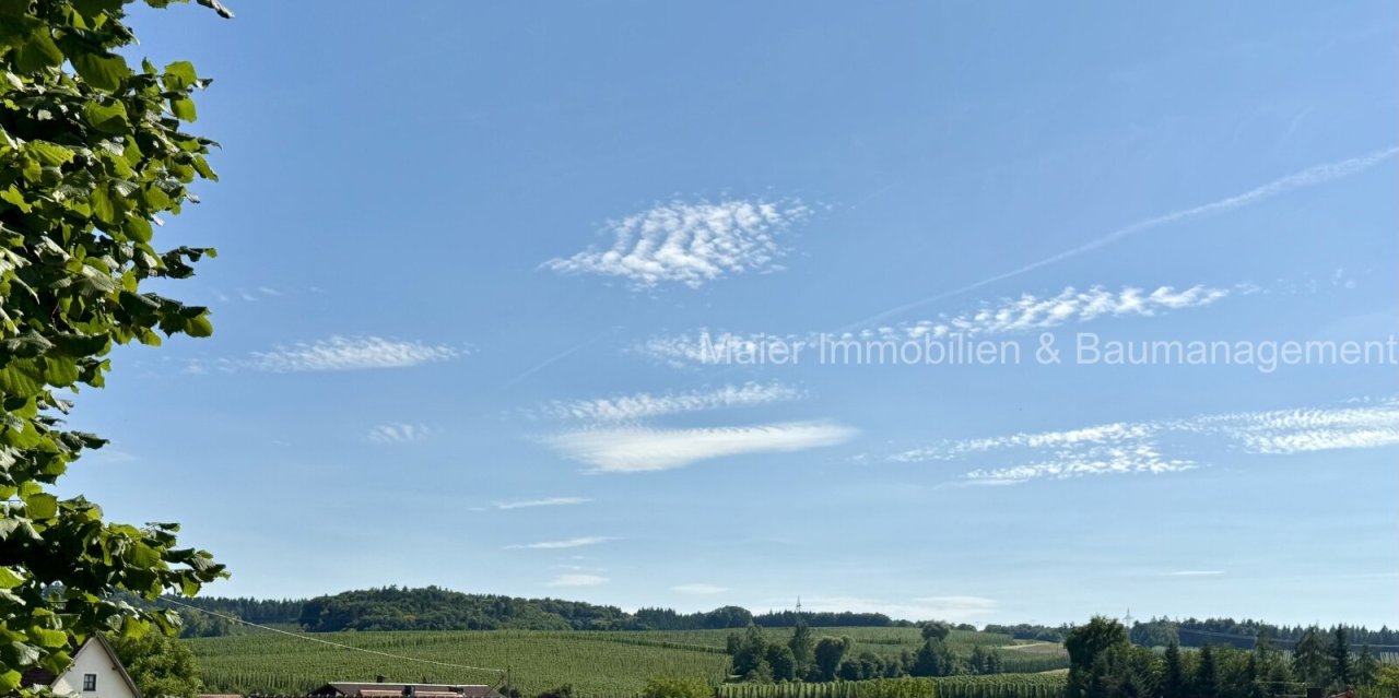 Terrassenblick Richtung Süden