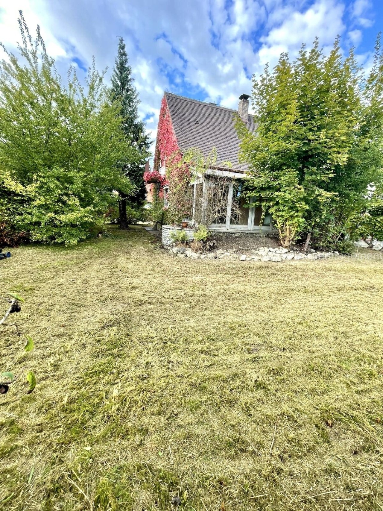 Blick zum früheren Haus Blick zum früheren Haus